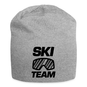 Ski Team - Jersey Beanie - heather grey - Front