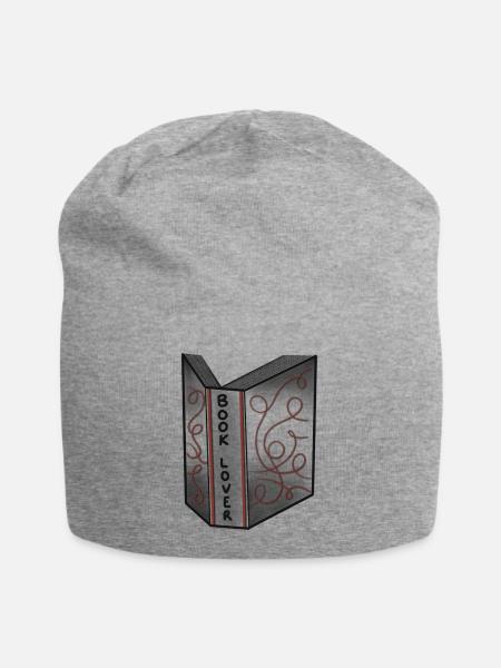 Book Lover - Jersey Beanie - heather grey