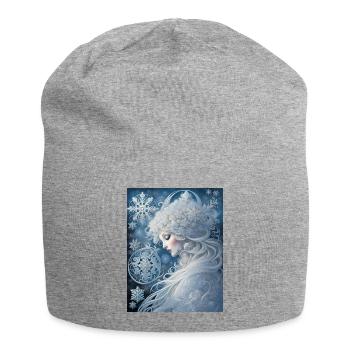 Die fünftjüngste Tochter des Winters heißt Dream - Jersey-Beanie - Grau meliert - Vorne
