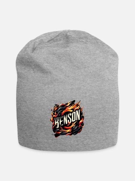 Benson Fire - Jersey-Beanie - Grau meliert
