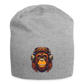 Orang-outan - Bonnet en jersey - gris chiné - Devant
