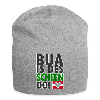 Dialecte autrichien Dialecte Nice - Bonnet en jersey - gris chiné - Devant