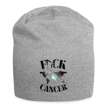 F... CK CANCER - ESPOIR, AMOUR ET COMBAT - Bonnet en jersey - gris chiné - Devant