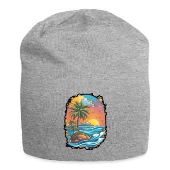 vinyl record - Jersey Beanie - heather grey - Front