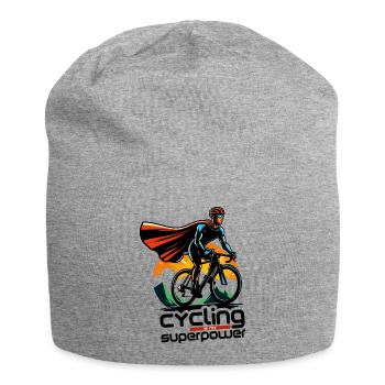 Superpower Cyclist - Jersey Beanie - heather grey - Front