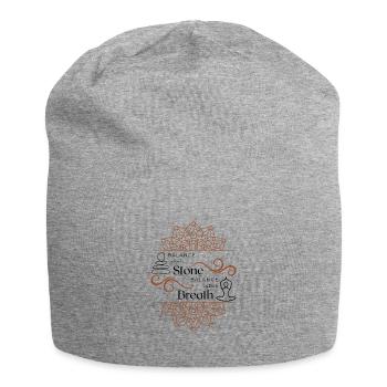 Séparateur de Tourbillon de Mandala Complexe - Bonnet en jersey - gris chiné - Devant