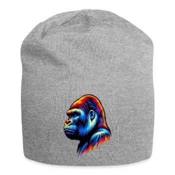 Gorilla - Jersey-Beanie - Grau meliert - Vorne