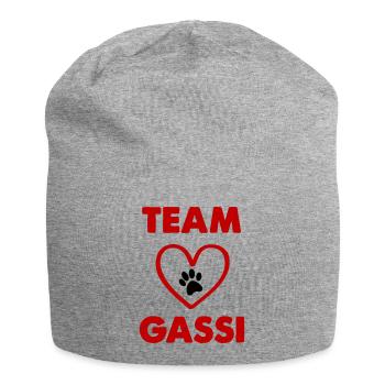team gassi - Jersey-Beanie - Grau meliert - Vorne