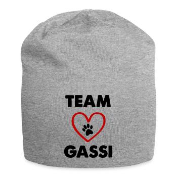 team gassi - Jersey-Beanie - Grau meliert - Vorne
