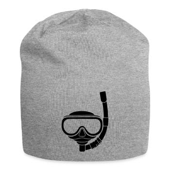 Snorkel mask - Jersey Beanie - heather grey - Front
