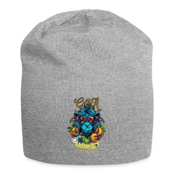 Wisdom of the Sacred Monkey - Jersey-Beanie - Grau meliert - Vorne