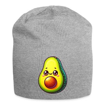 Avocado - Jersey-Beanie - Grau meliert - Vorne