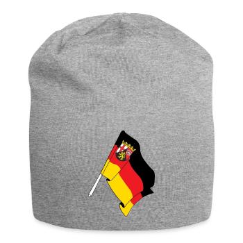 Drapeau Rhénanie-Palatinat - Bonnet en jersey - gris chiné - Devant
