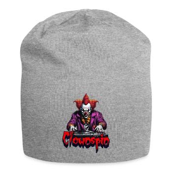 Clown spin - Jersey Beanie - heather grey - Front