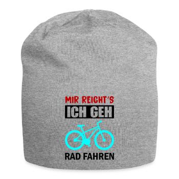 J’en ai assez du vélo - Bonnet en jersey - gris chiné - Devant