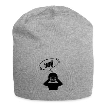 Burger Food - Jersey-Beanie - Grau meliert - Vorne