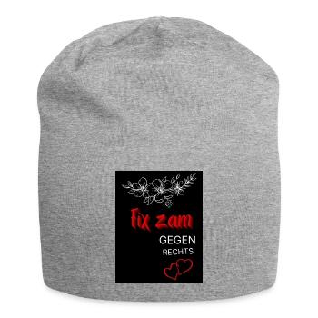 Fix gegen rechts - Bonnet en jersey - gris chiné - Devant