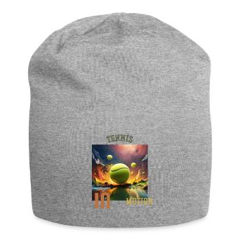 Le tennis en mouvement - Bonnet en jersey - gris chiné - Devant