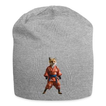 Sporty Fox - Jersey Beanie - heather grey - Front