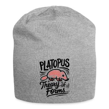 Théorie des Formes - Platopus Design - Bonnet en jersey - gris chiné - Devant