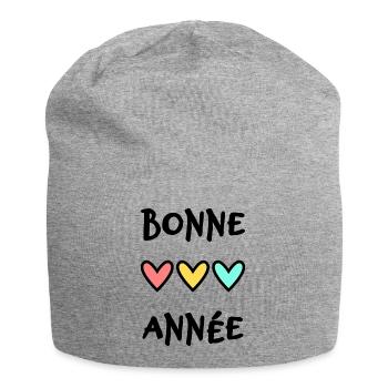 HAPPY NEW YEAR. NEW YEAR'S EVE. NEW YEAR - Jersey Beanie - heather grey - Front