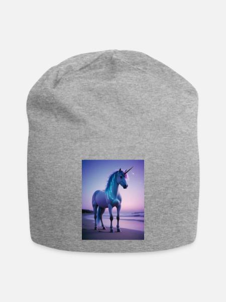Unicorn Energy - Jersey Beanie - heather grey