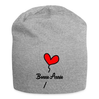 HAPPY NEW YEAR. NEW YEAR'S EVE. NEW YEAR - Jersey Beanie - heather grey - Front