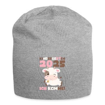 kiKindergarten 2025 Kids Gift Kita 2025 Décoration - Bonnet en jersey - gris chiné - Devant