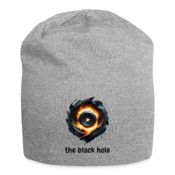The Black Hole - Jersey Beanie - heather grey - Front