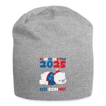 Kindergarten 2025 Children Gift Kita 2025 Decoration - Jersey Beanie - heather grey - Front