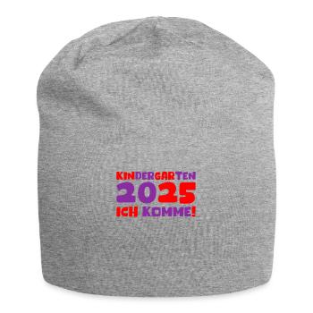 Kindergarten 2025 Kids Gift Kita 2025 Decoration - Jersey Beanie - heather grey - Front