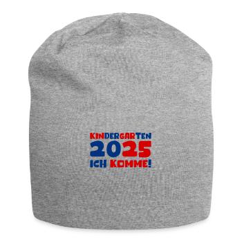 Kindergarten 2025 Kids Gift Kita 2025 Decoration - Jersey Beanie - heather grey - Front
