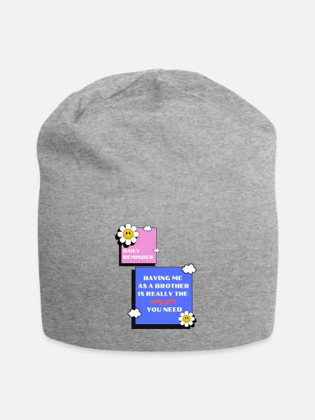 Brother - Jersey Beanie - heather grey