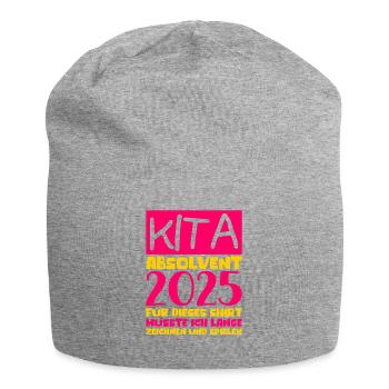 Farewell Kindergarten 2025 Gift Girl Boys - Jersey Beanie - heather grey - Front