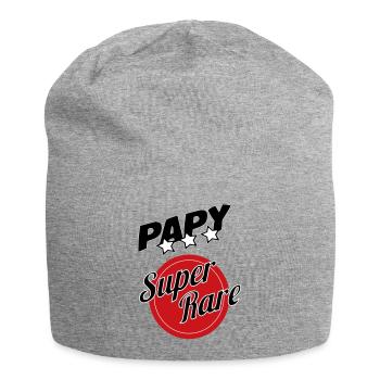 Super rare grandpa - Jersey Beanie - heather grey - Front