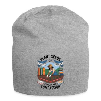Women day - Jersey Beanie - heather grey - Front