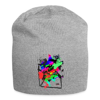Freedom_25 by Acryl Gallery & Design - Jersey Beanie - heather grey - Front