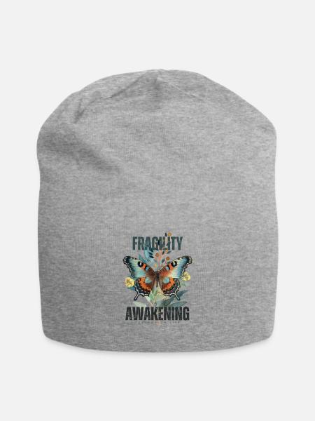 Seelenwache - Jersey-Beanie - Grau meliert