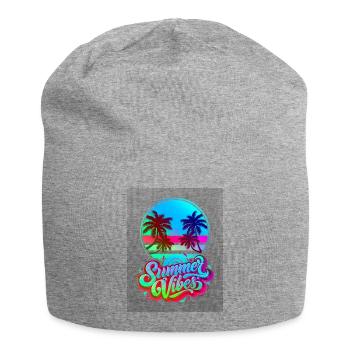 Le parfum tropical de la Méditerranée - Bonnet en jersey - gris chiné - Devant