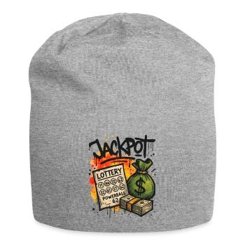 Graffiti Kunst Jackpot Lotterie - Jersey-Beanie - Grau meliert - Vorne