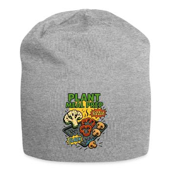 PLANT MEAL PREP - Jersey Beanie - heather grey - Front