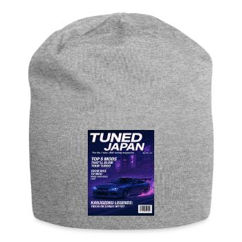 Tuned Japan Neon Car Magazine Cover - Jersey Beanie - heather grey - Front