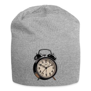 Wecker - Jersey-Beanie - Grau meliert - Vorne