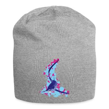Thresher Shark (Alopias supersiloucus) - Jersey Beanie - heather grey - Front