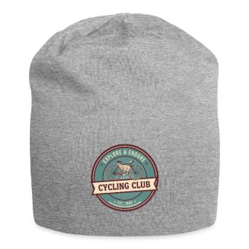 Cycling Club Vintage: Erkunden & Durchhalten  - Jersey-Beanie - Grau meliert - Vorne