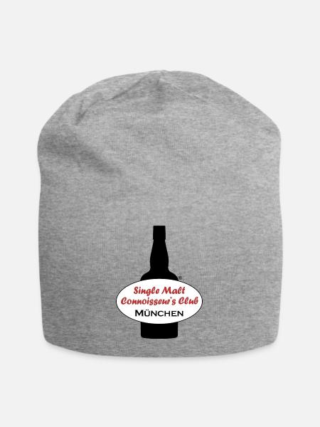 Single Malt Club München - Jersey-Beanie - Grau meliert