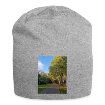 Chemin d’automne à travers Lauballee - Bonnet en jersey - gris chiné - Devant