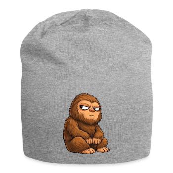 Humour drôle de Monstre Sasquatch Bigfoot - Bonnet en jersey - gris chiné - Devant