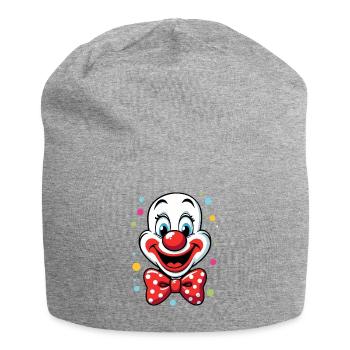 Déguisement de clown de carnaval Carnaval Carnaval - Bonnet en jersey - gris chiné - Devant