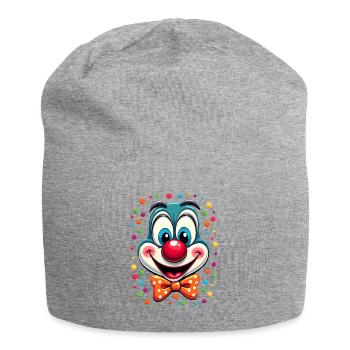 Déguisement de clown de carnaval Carnaval Carnaval - Bonnet en jersey - gris chiné - Devant